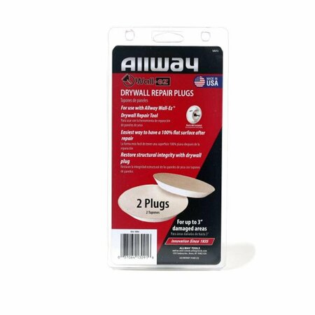 ALLWAY Allway Tools  Drywall Repair Plug, 2PK 116220